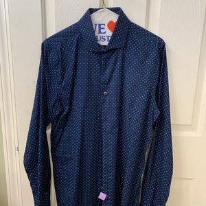 Express polka dot dress shirt